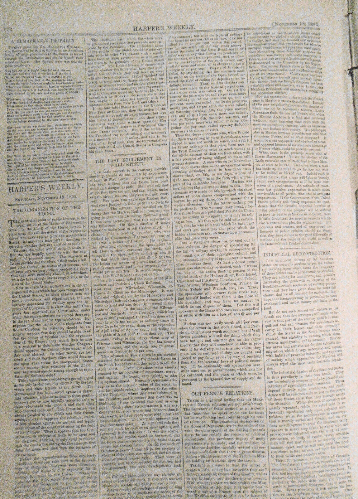 1865 Baseball match: Brooklyn Atlantics vs Philadelphia Athletics original issue