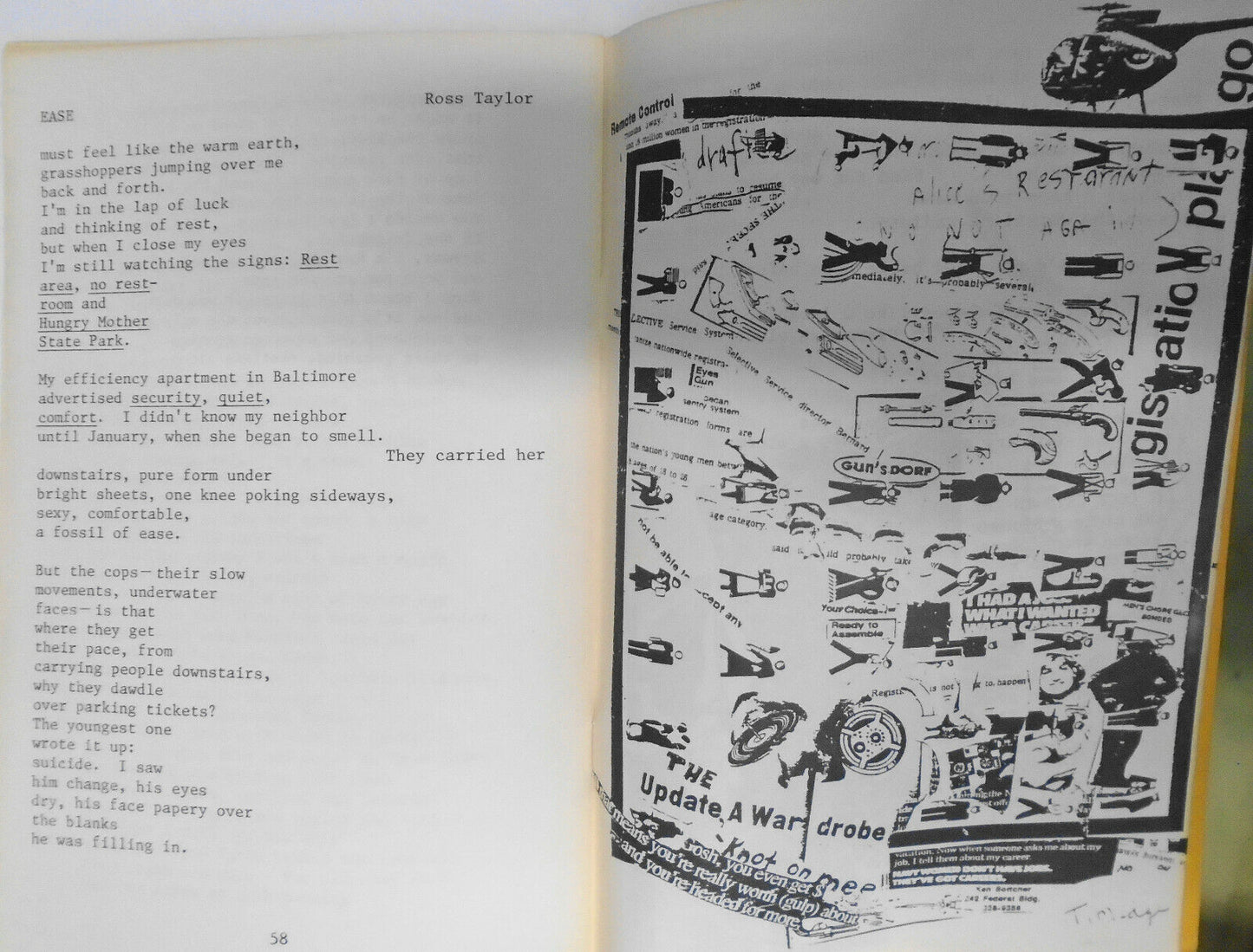 Police Beat - Vol 1, No 1 - [Signed] For Emerging Writers & Artists. 1980, Iowa.