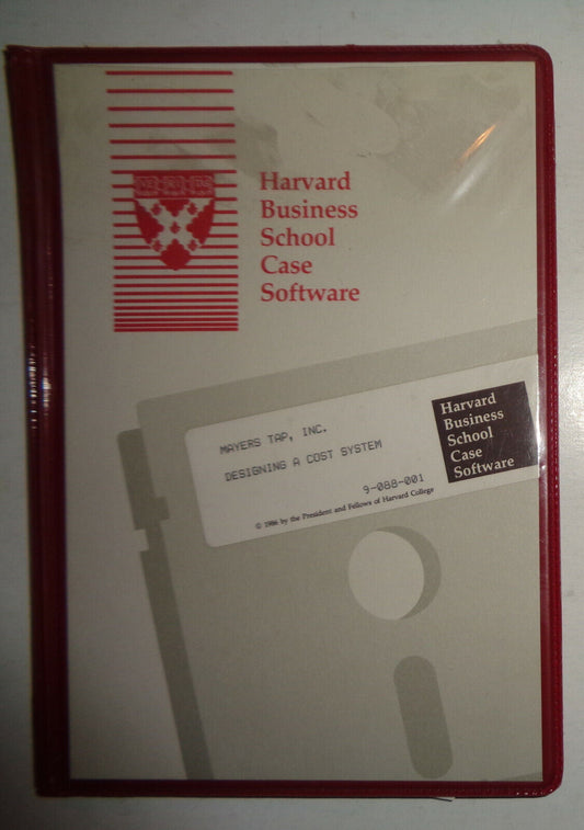 Mayers Tap, Inc. Harvard Business School Case Software, 1986 - IBM PC - Unused