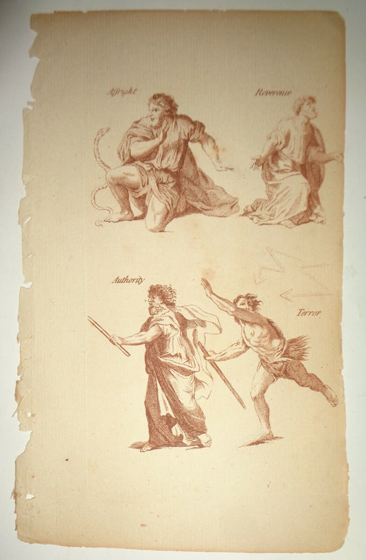1786 - Affright, Reverence, Authority, Terror  -- from The Artist's Repository