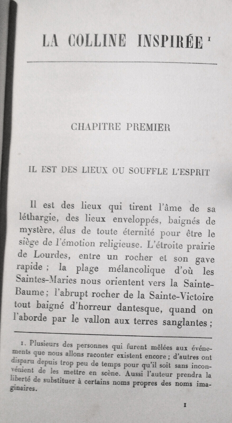 La colline inspirée, by Maurice Barrès. Émile-Paul frères, Paris, 1913.
