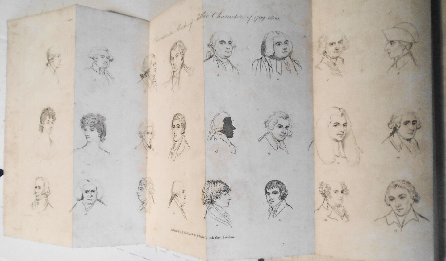 [Binding]. 1799 Public Characters Of 1799-1800