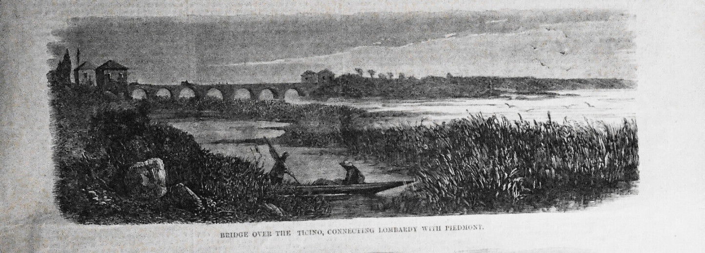 Harper's Weekly May 21, 1859 Crisis In Italy; Dickens; Sardinian Fortifications