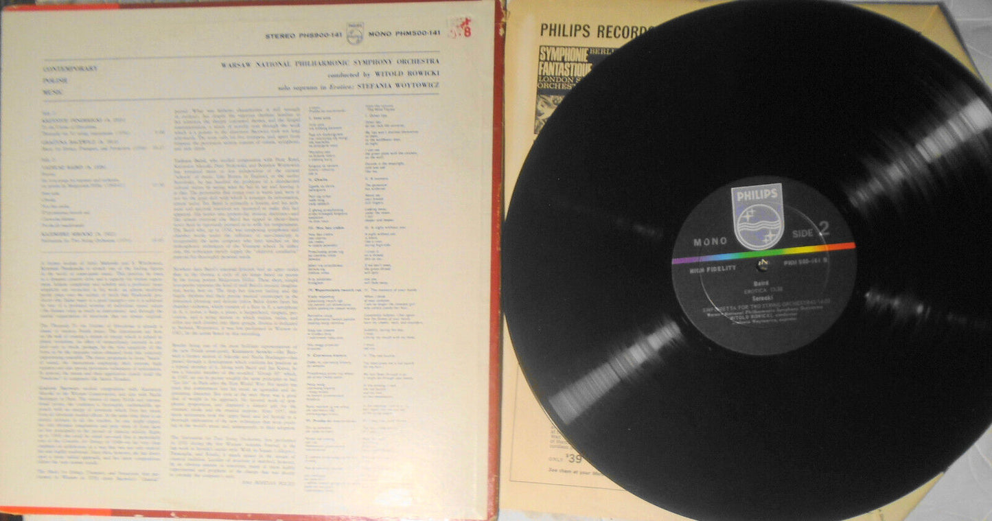 3 Polish vinyl LPs - Jacek Lech, Krzysztof Krawczyk, Music from Poland 1956-1961