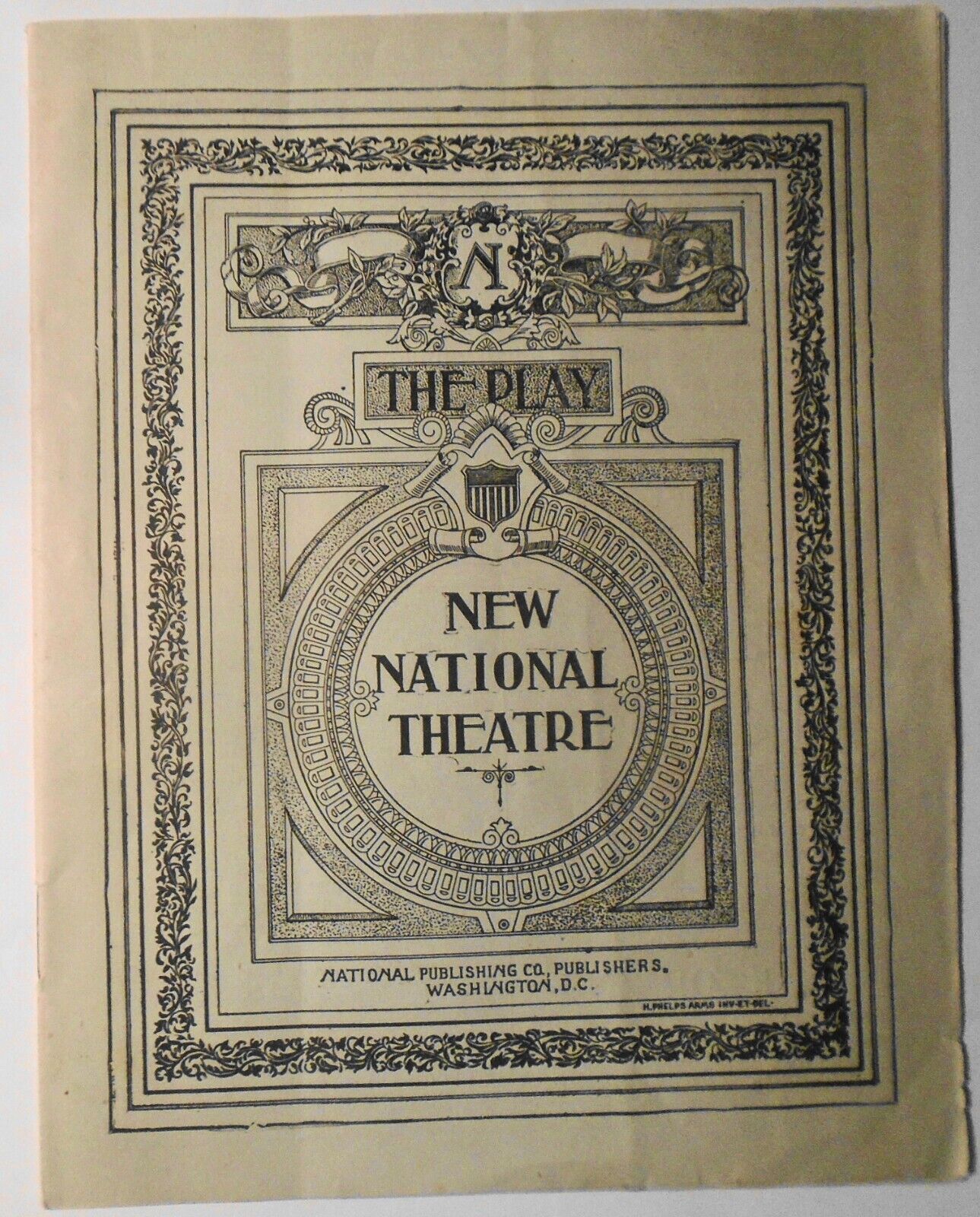 1905 New National Theatre - 2 Programs - Toast of the Town & Wolfville