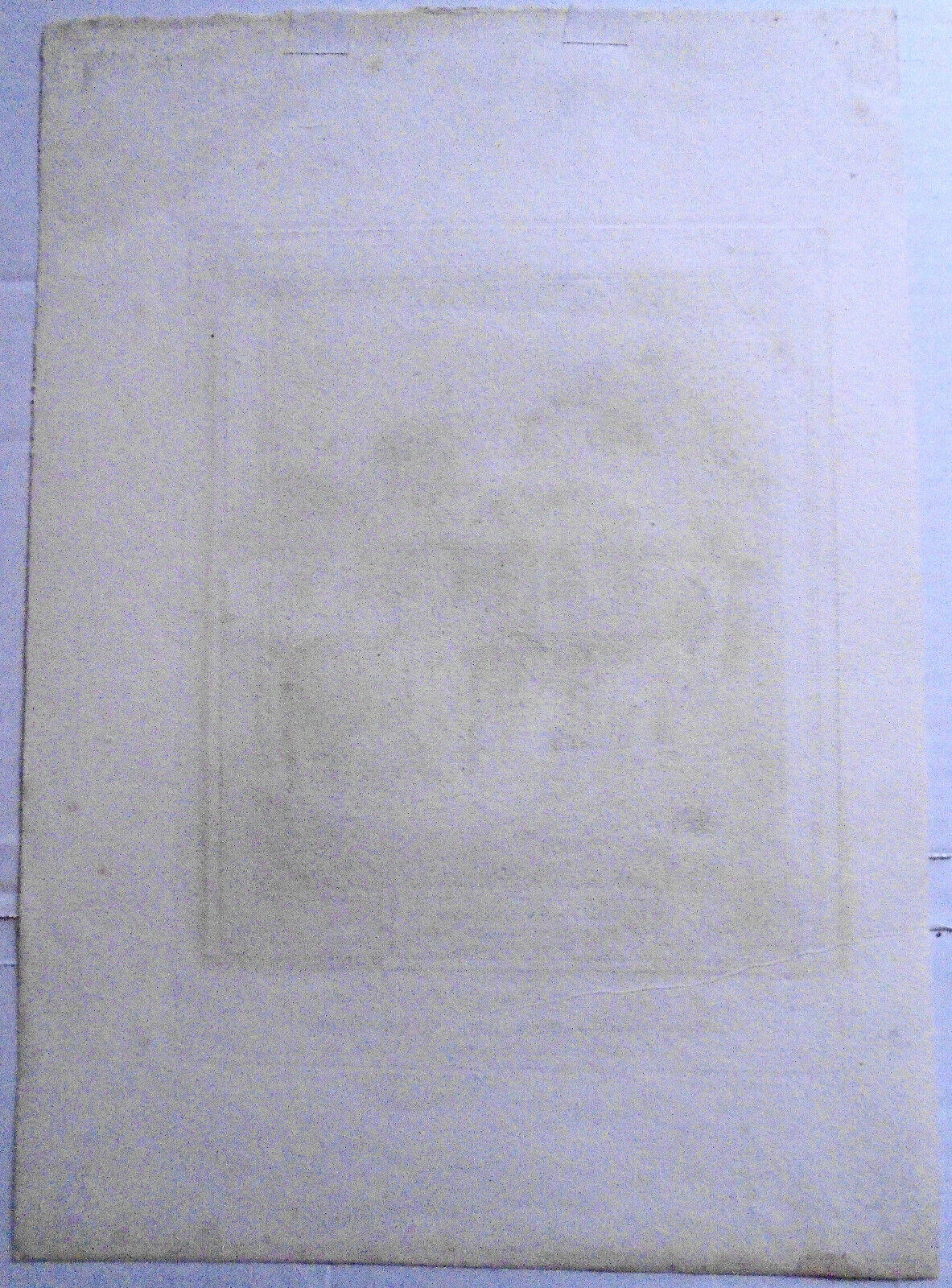 1800 Building at the Entrance of Little St. Helen's. Original engraving.