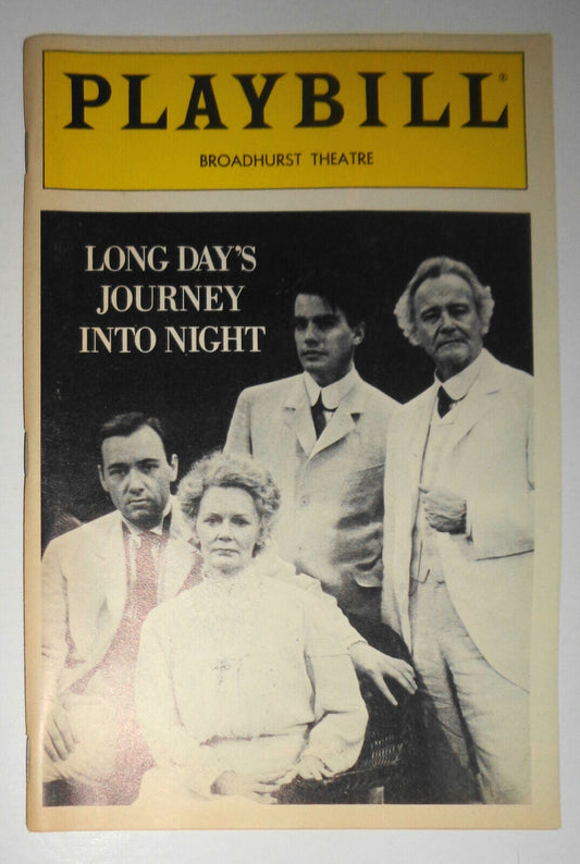 LONG DAY'S JOURNEY INTO NIGHT - PLAYBILL - OPENING NIGHT, April 1986 Jack Lemmon
