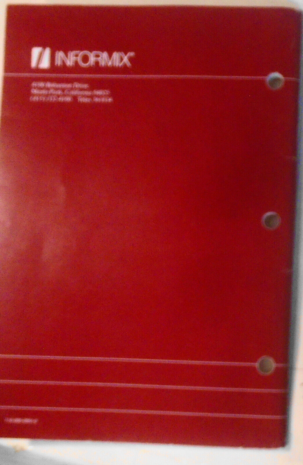 Informix Tech Notes, Summer 1987