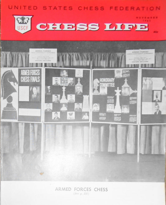 Chess Life, November 1965 -  Candidates Matches; Capablanca Memorial, etc.