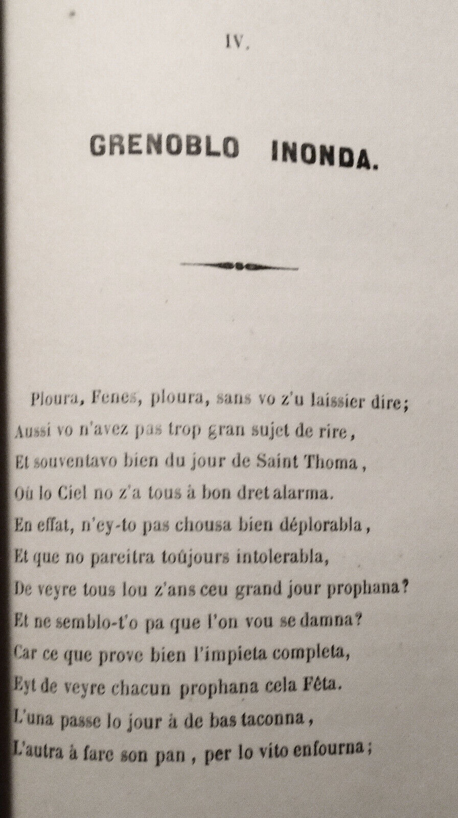 1859 Grenoble inonde. I. Notice sur l'inondation... II. Grenoblo malherou... etc
