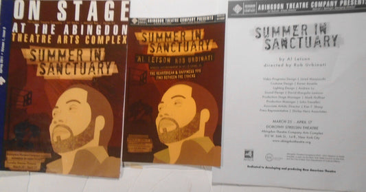Summer in Sanctuary - Dorothy Strelsin Theatre 2011 - Souvenir program & inserts
