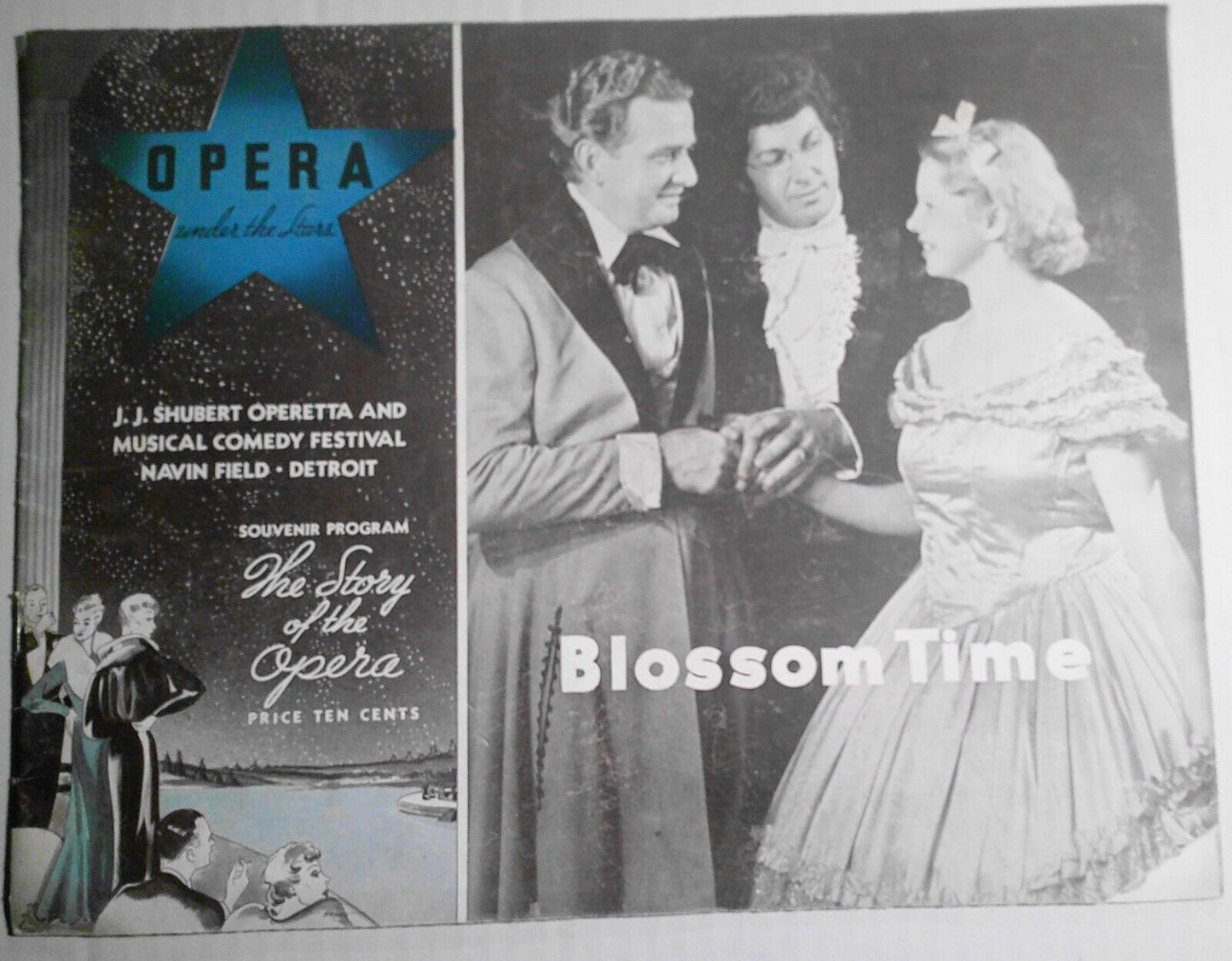 1935 Opera Under The Stars - 3 Programs: Rose Marie, Blossom Time, Bittersweet