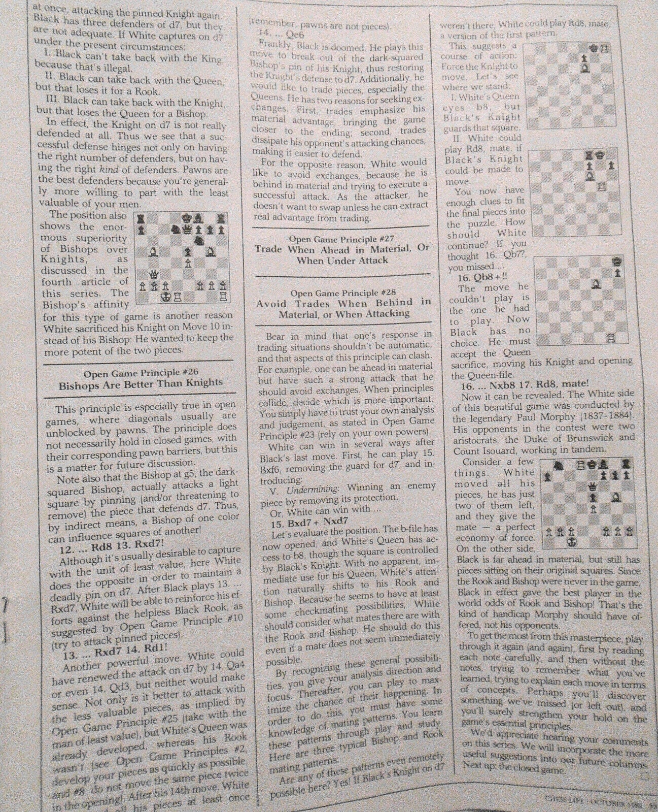 Basic Chess Curriculum by Bruce Pandolfini & Larry Evans 1983. 12 1-page lessons