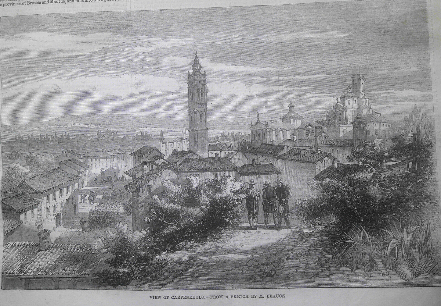 Illustrated London News July 23, 1859. Notre Dame Cathedral Restored. Cattle etc