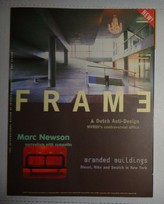 FRAME Premiere Issue , Vol. 1, No. 1, 1997 - ...Interior Architecture & Design