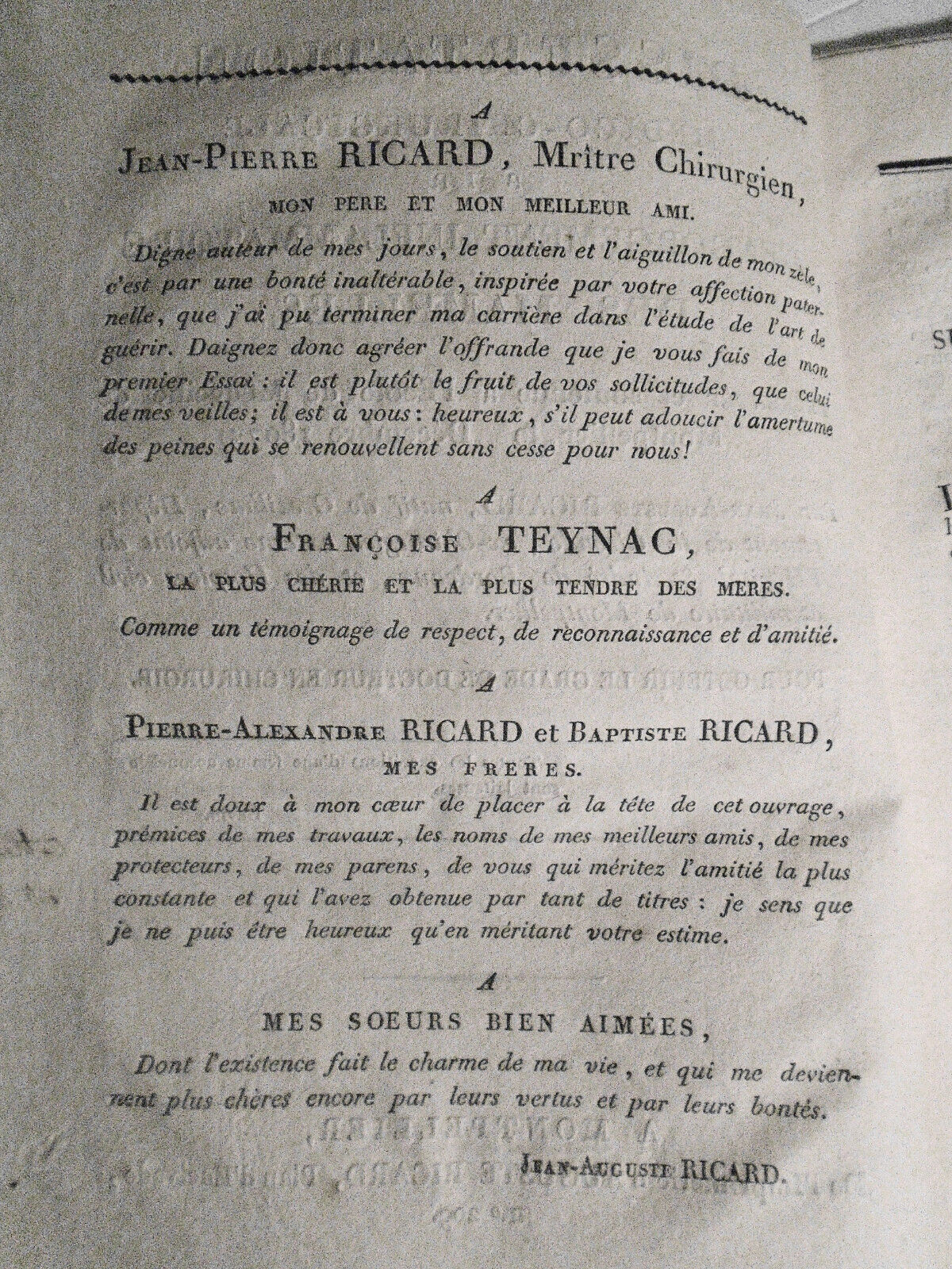 1807 Dissertation médico-chirurgicale sur l'engorgement inflammatoire mamelles