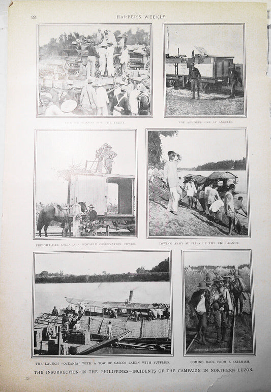 Insurrection in the Philippines - Incidents of Campaign in Northern Luzon - 1900