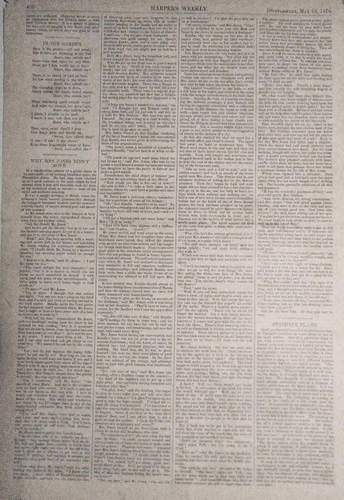 Constantinople : Original, Story & 4 Prints - Harper's Weekly, May 13, 1876