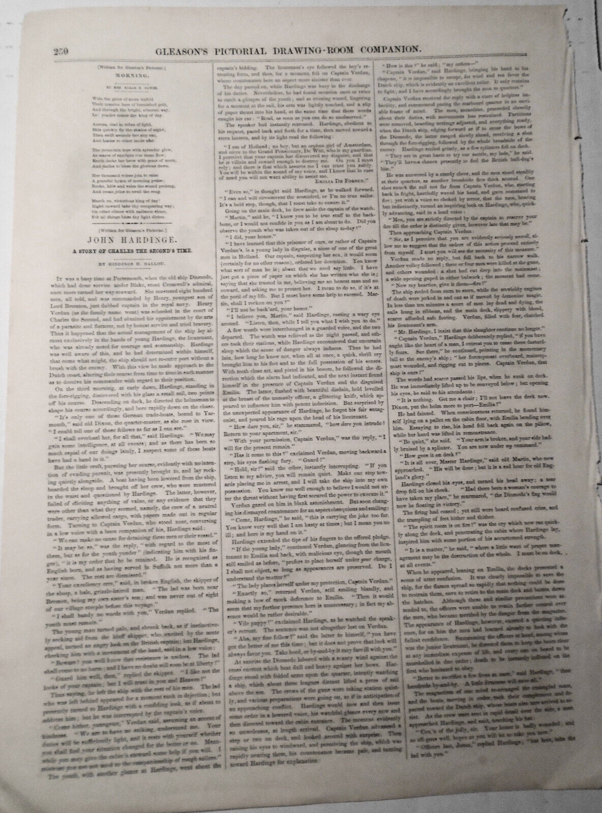 A Quilting Party In Western Virginia  - Gleason's 1850's
