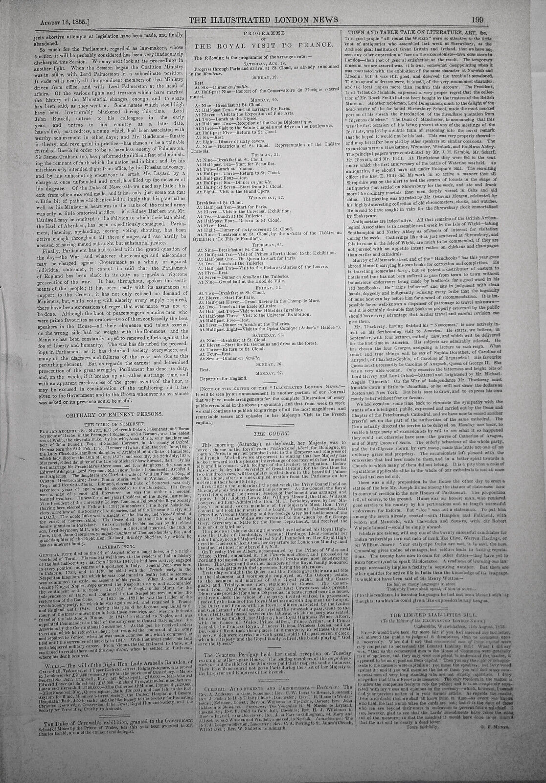 Meeting of Henry VIII and Francis I. at Ardres - Illustrated London News, 1855.