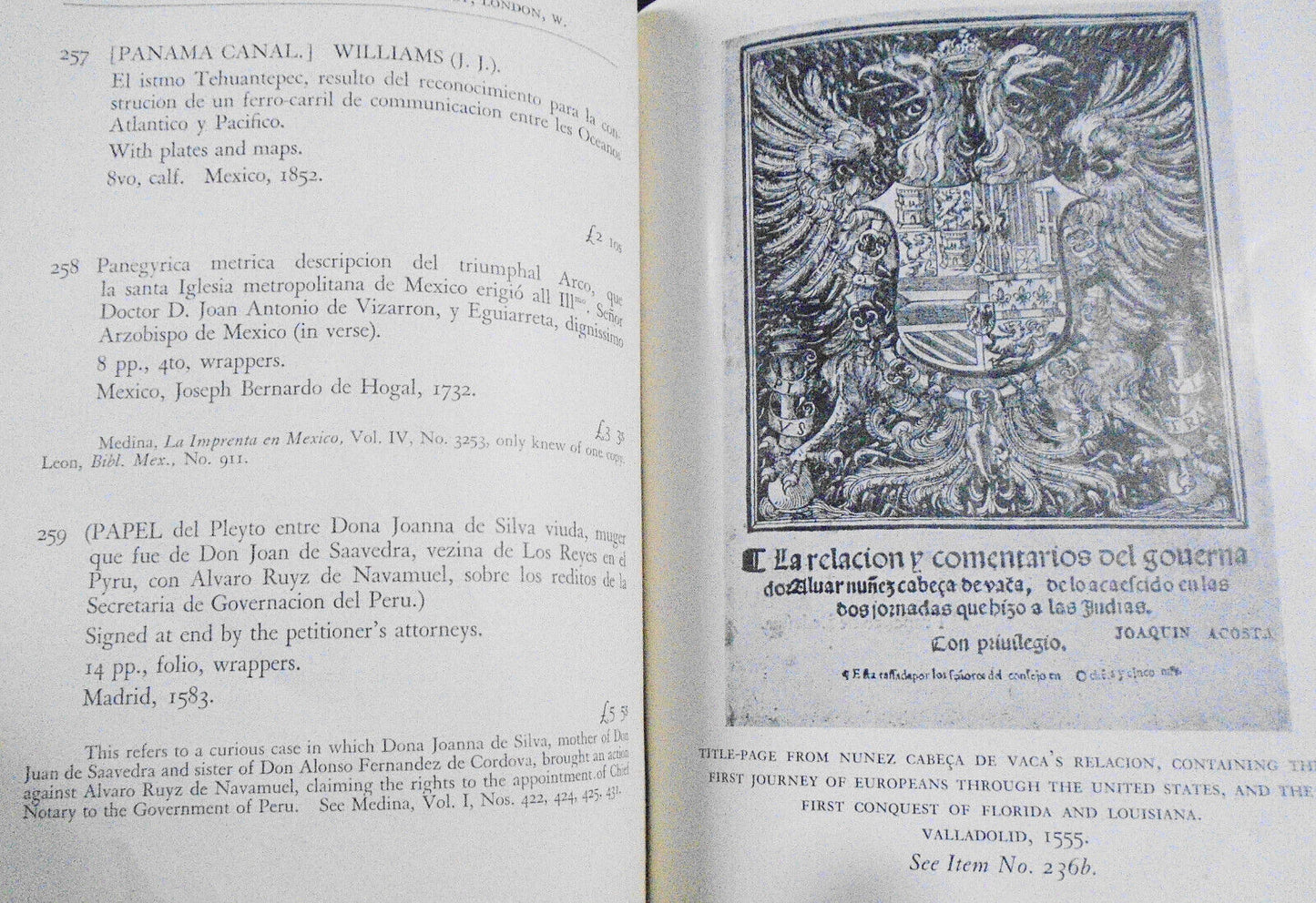 1927 Books on America in Spanish : Bibliotheca Americana Part 6, Maggs Bros #496