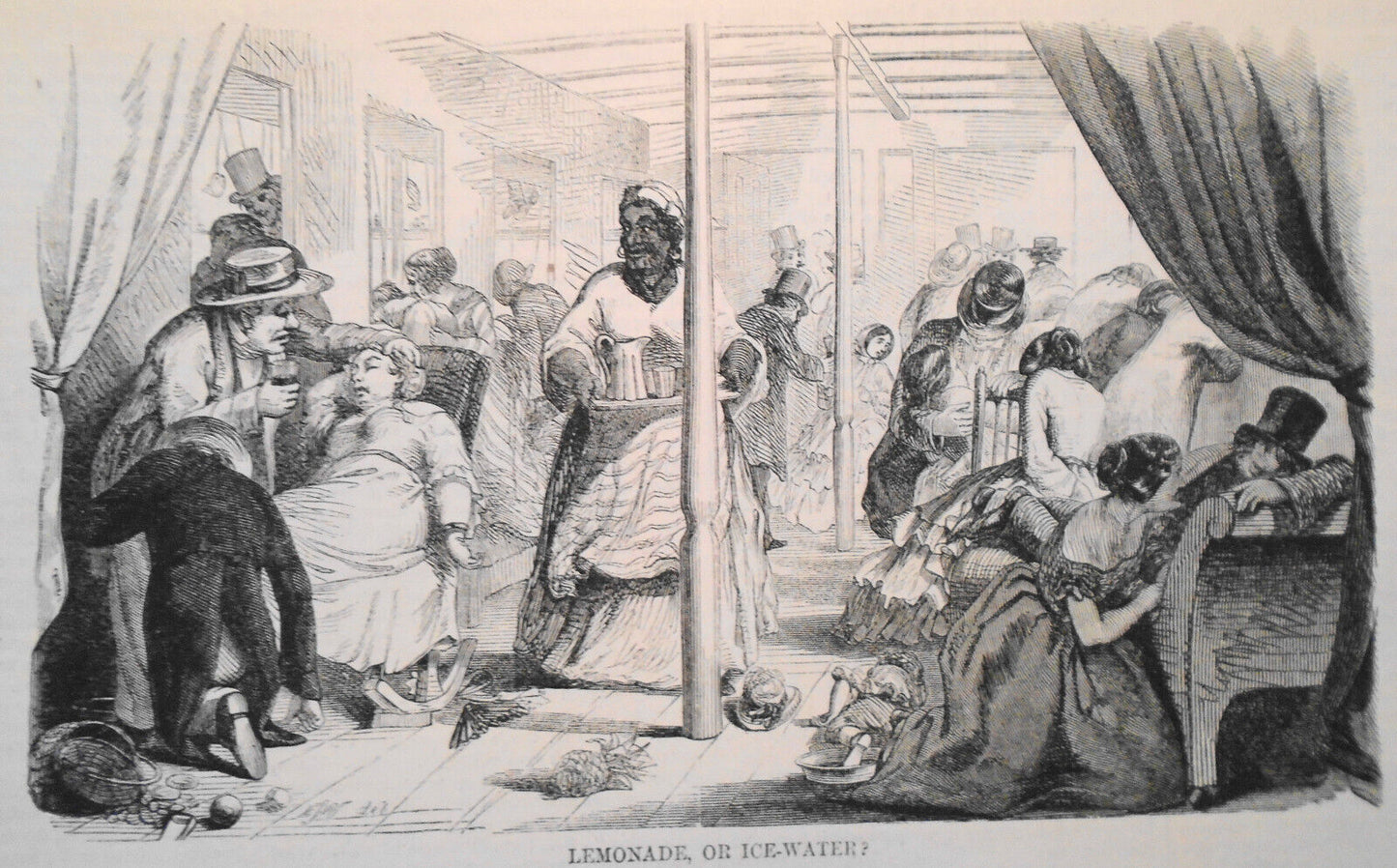 A Trip To The Fishing Banks - Harper's Weekly August 7, 1858, Story & 8 Prints