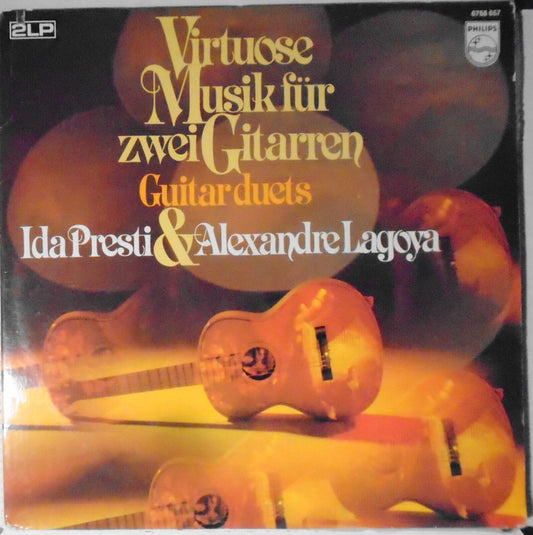 Presti & Lagoya: Virtuose Musik Fur Zwei Gitarren - Double LP. Phillips 6768 657