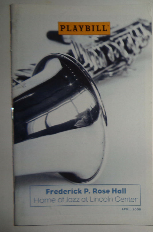 TAP MEETS FLAMENCO - PLAYBILL - APRIL, 2008 - JAZZ AT LINCOLN CENTER