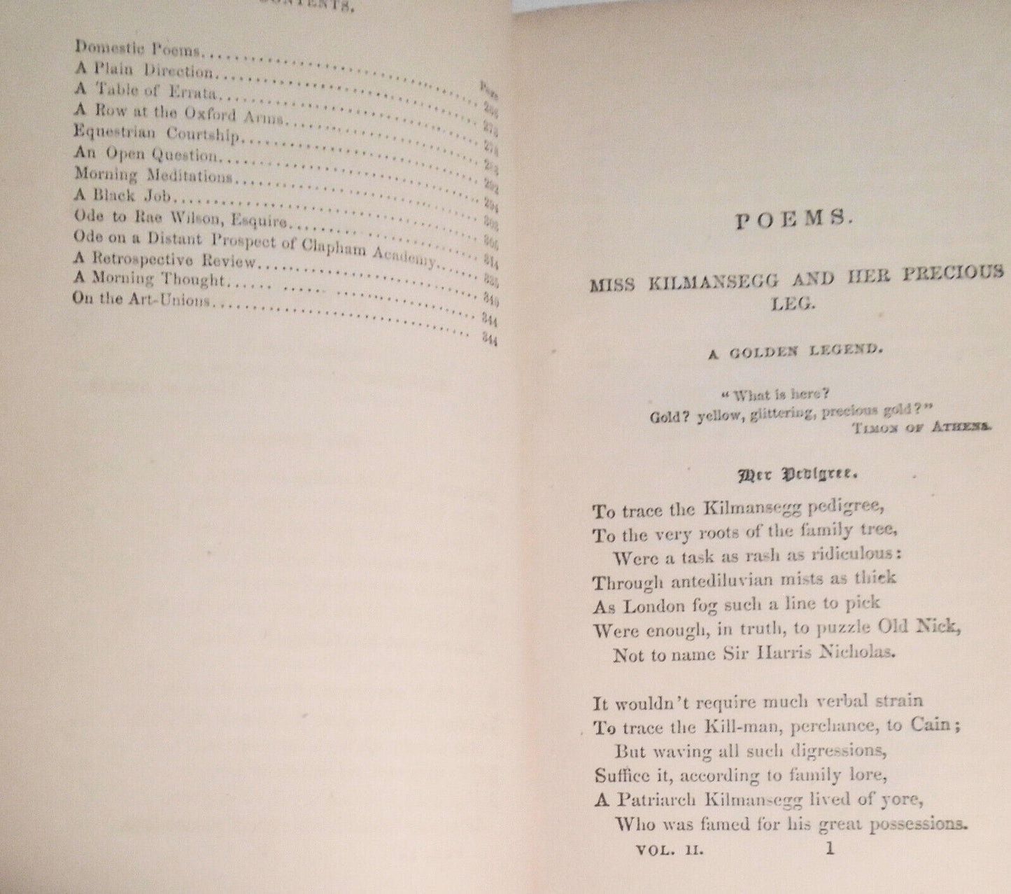 1864 The poetical works of Thomas Hood: with some account of the author - 4 Vols
