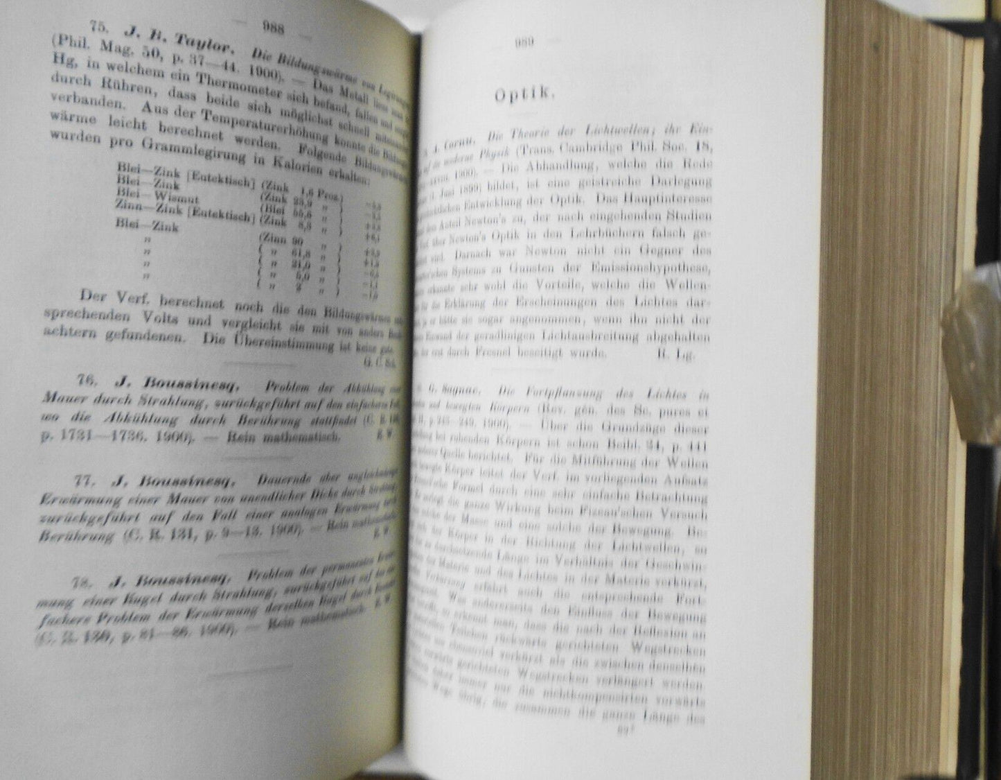 Beiblatter Zu Den Annalen Der Physik, Band 24, 1900. Pierre Curie radium etc