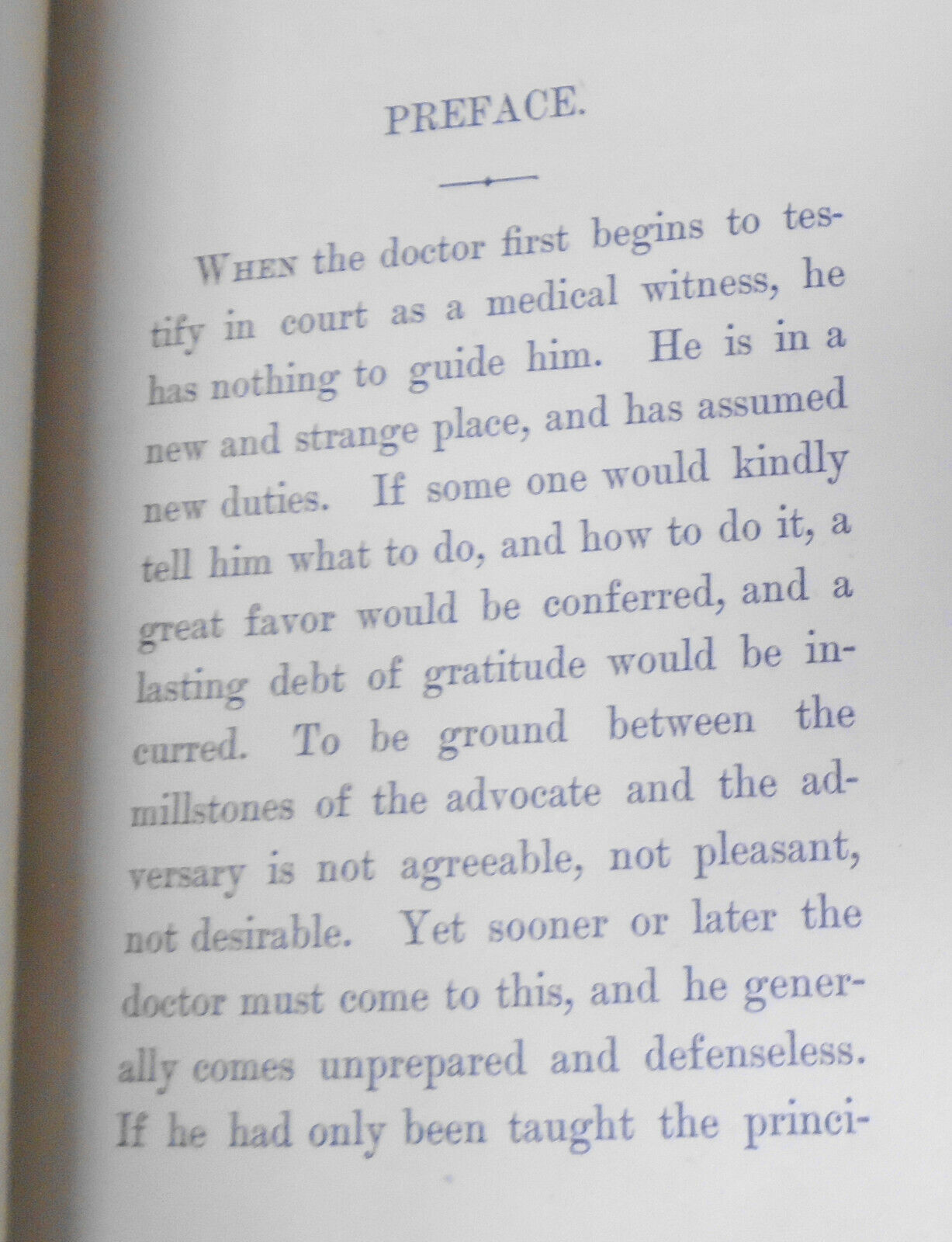 Suggestions to the medical witness by J S Wight, MD. SIGNED 1891 First edition.