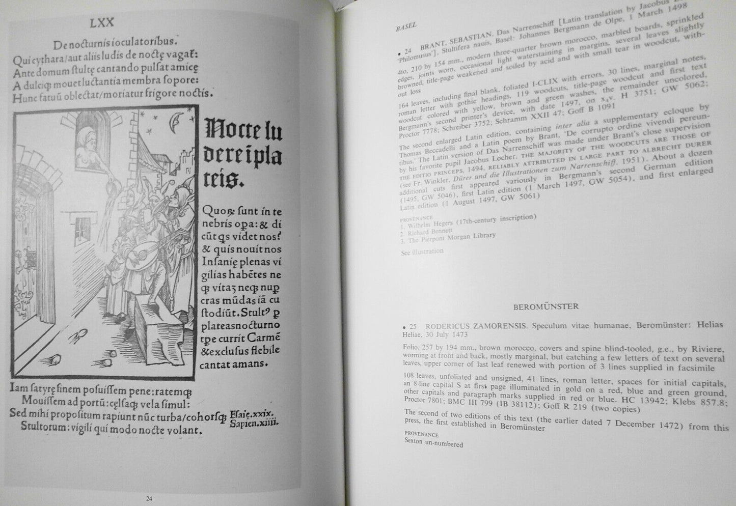 Fifteenth Century Books Illustrating the Spread of Printing. Christie's 1981