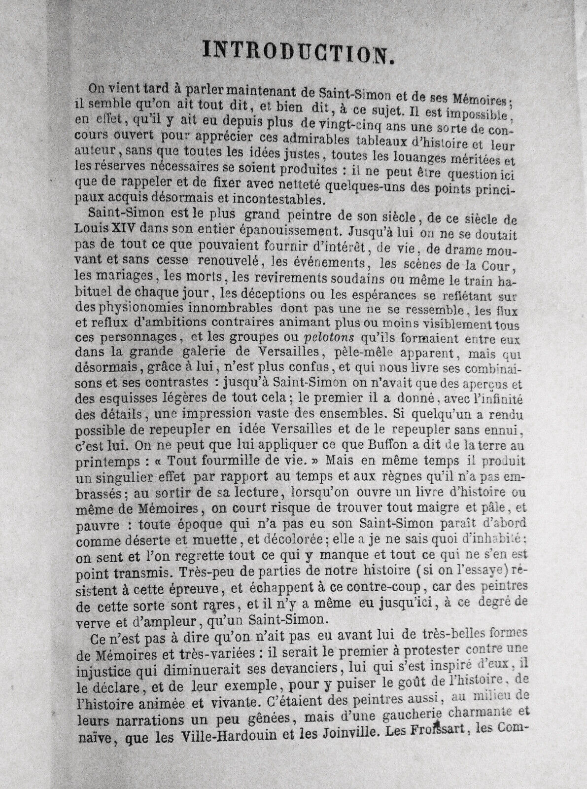 Memoires complets et authentiques du Duc de Saint-Simon, Tome Premiere, 1861