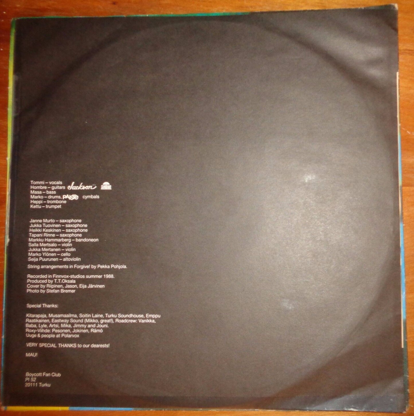 Boycott - No! -- Vinyl LP, Album - Amulet ‎– WISH 26 - 1988 Near Mint