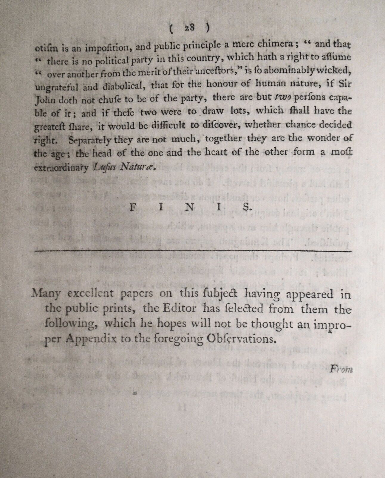 1773 Observations on ... "Memoirs of Great-Britain, by Sir John Dalrymple".