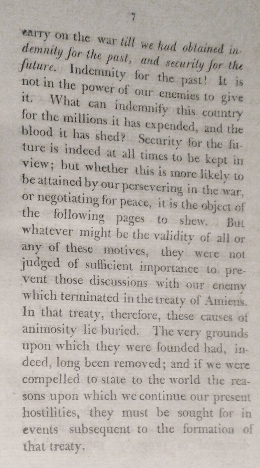 1808 Considerations on Causes Objects, Consequences of  Present War with  France