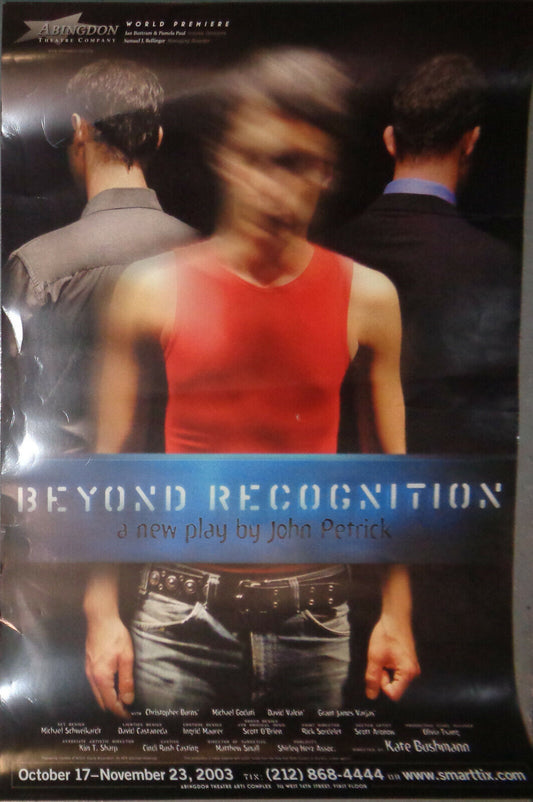 Beyond Recognition poster - June Havoc Theatre, 2003 - Abingdon Theatre NYC