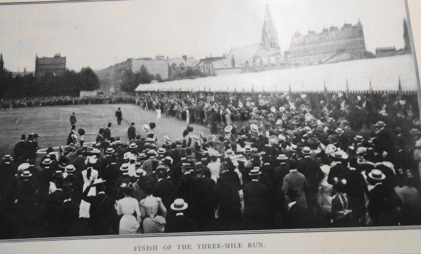 Oxford-Cambridge-Harvard-Yale Athletic Meeting, London July 22,  1899 Harper's W