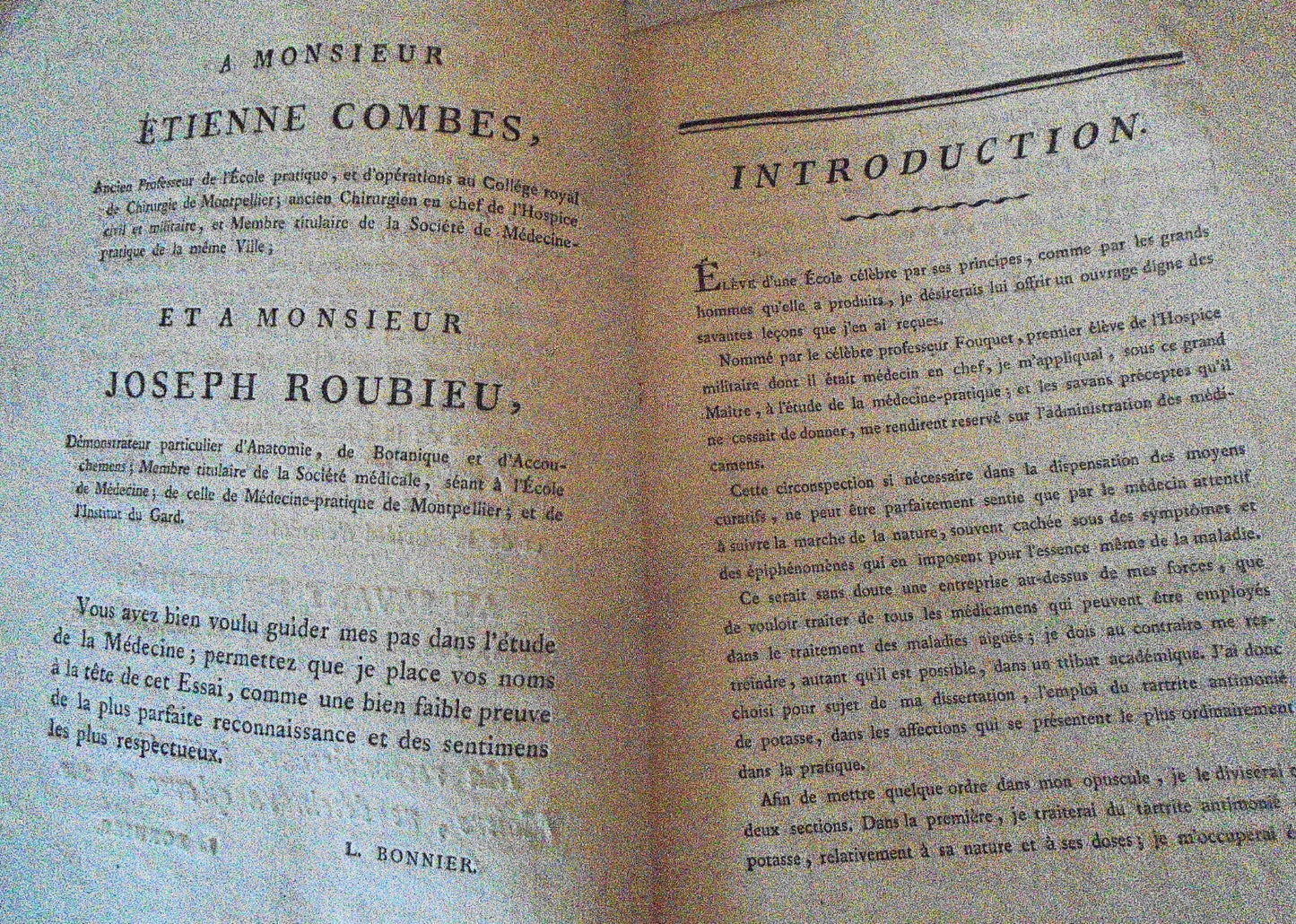 1807 Dissertation sur l'emploi  l'émétique... dans quelques...maladies aigues