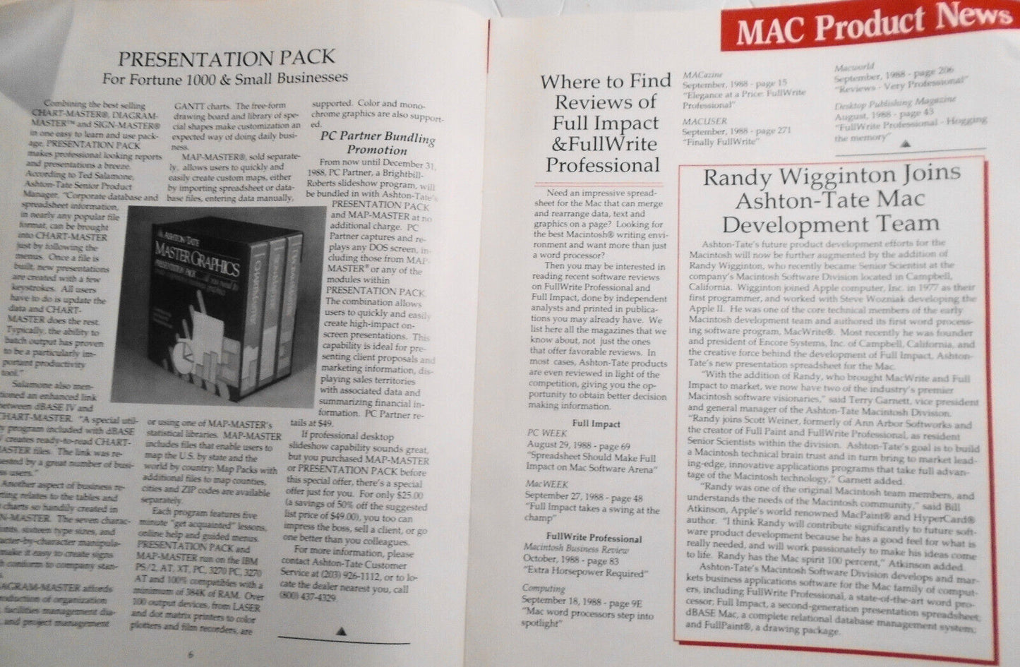 Ashton-Tate Corporate Update, Fall 1988
