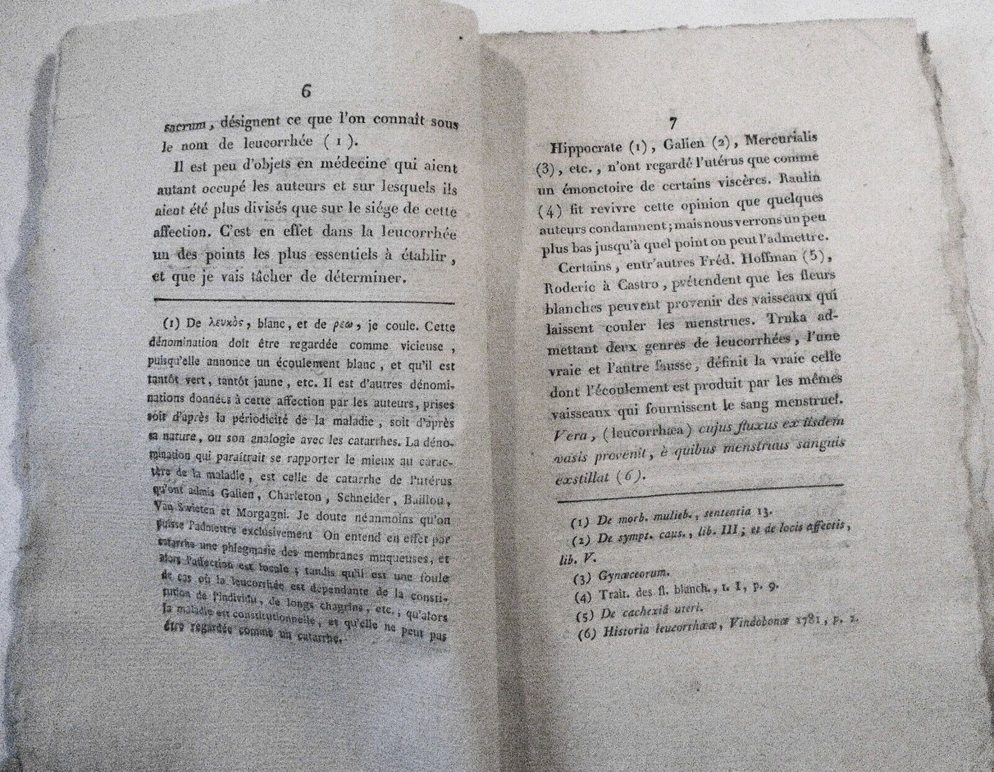 1808 Aperçu sur la leucorrhée: tribut présenté... à Montpellier - H. Jarras