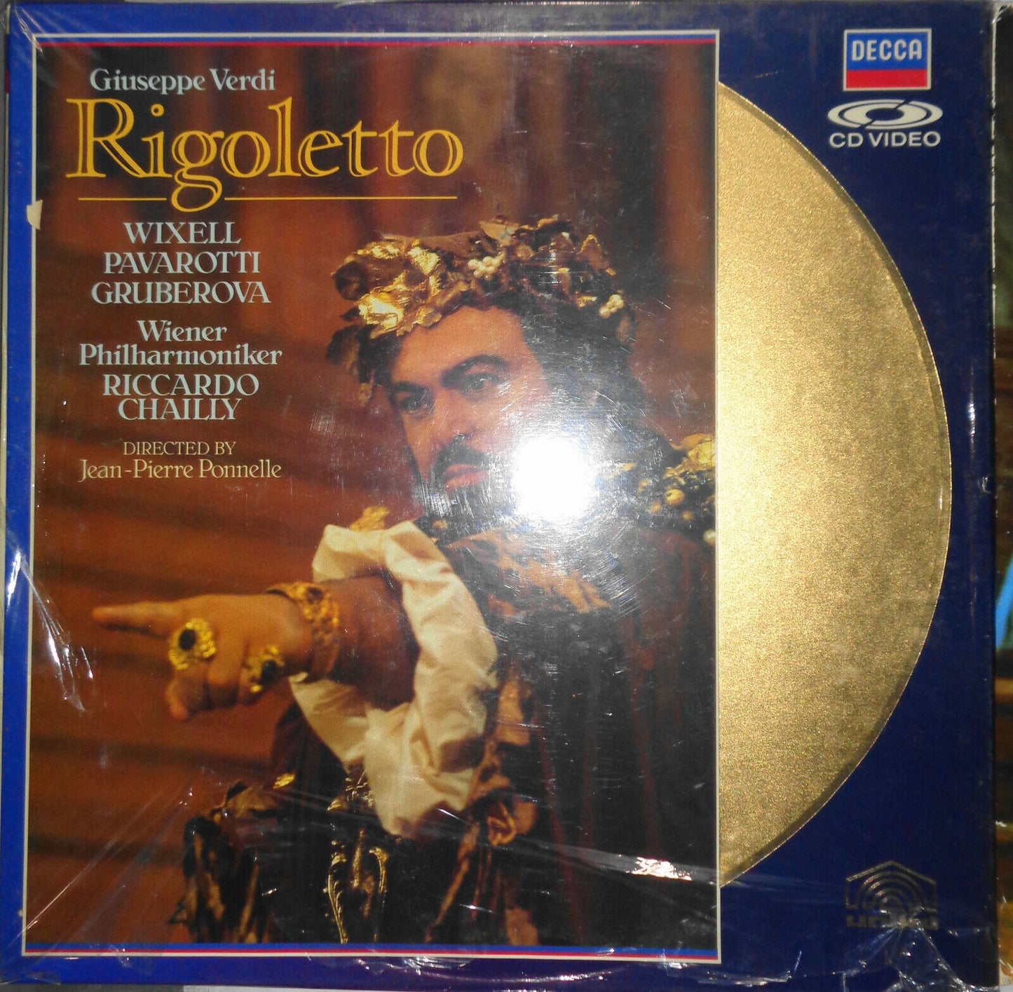 3 Opera Laserdisc sets - Rigoletto (sealed, Pavarotti), Arabella, Cosi Fan Tutte
