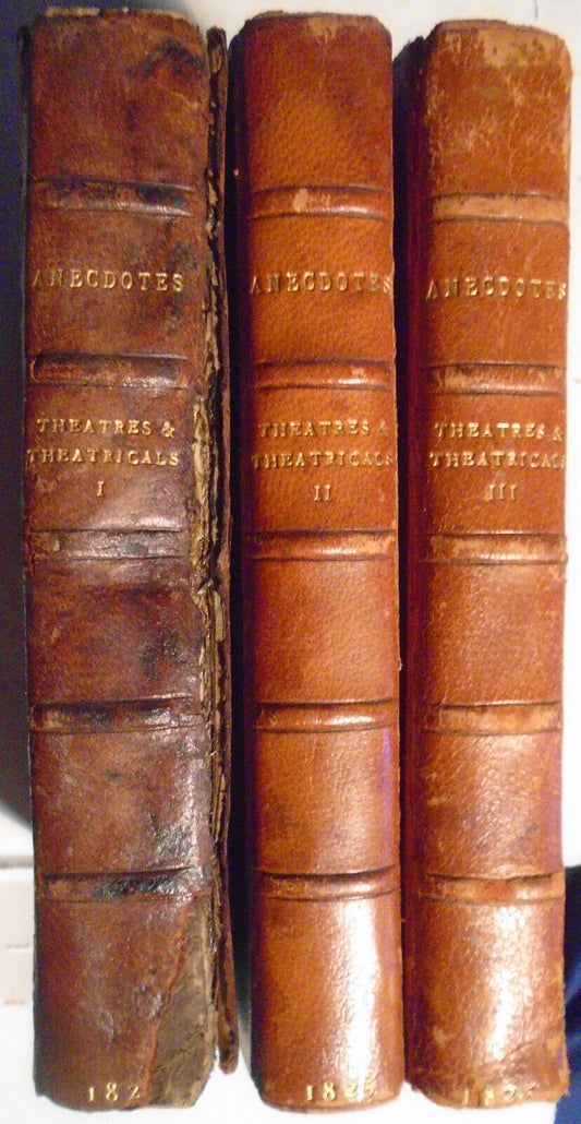 1825 Dramatic table talk : or, Scenes, situations, & adventures... 3 Volumes Set