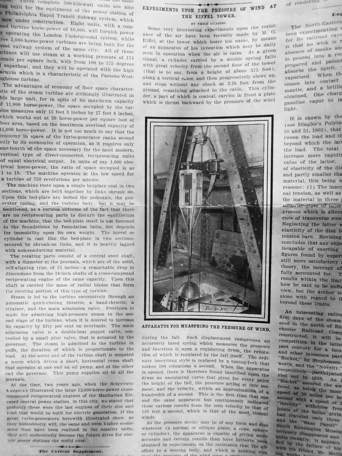 Scientific American March 19, 1904 -Eiffel wind experiments; Electricity at home