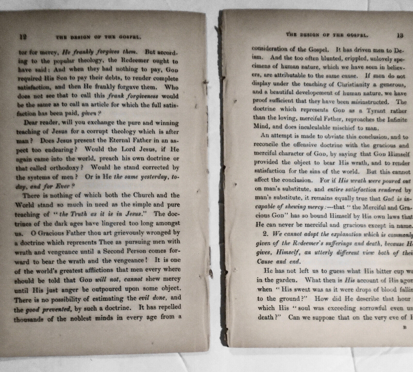 1846 The design of the Gospel... by John Pulsford