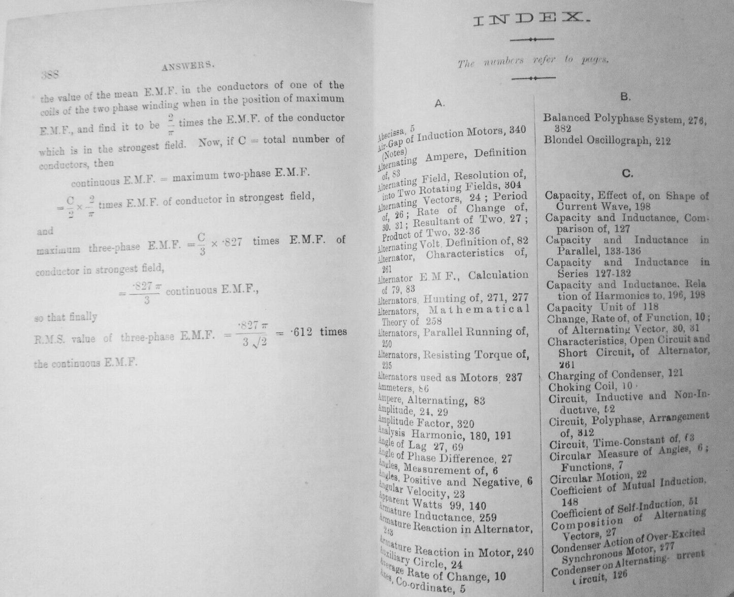 [Fine Binding] The Principles of alternate-current working, by Alfred Hay. 1897