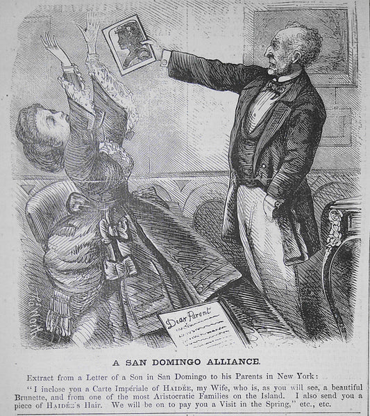 [Race] A San Domingo Alliance, by Th. Worth - Harper's Weekly, February 11, 1871