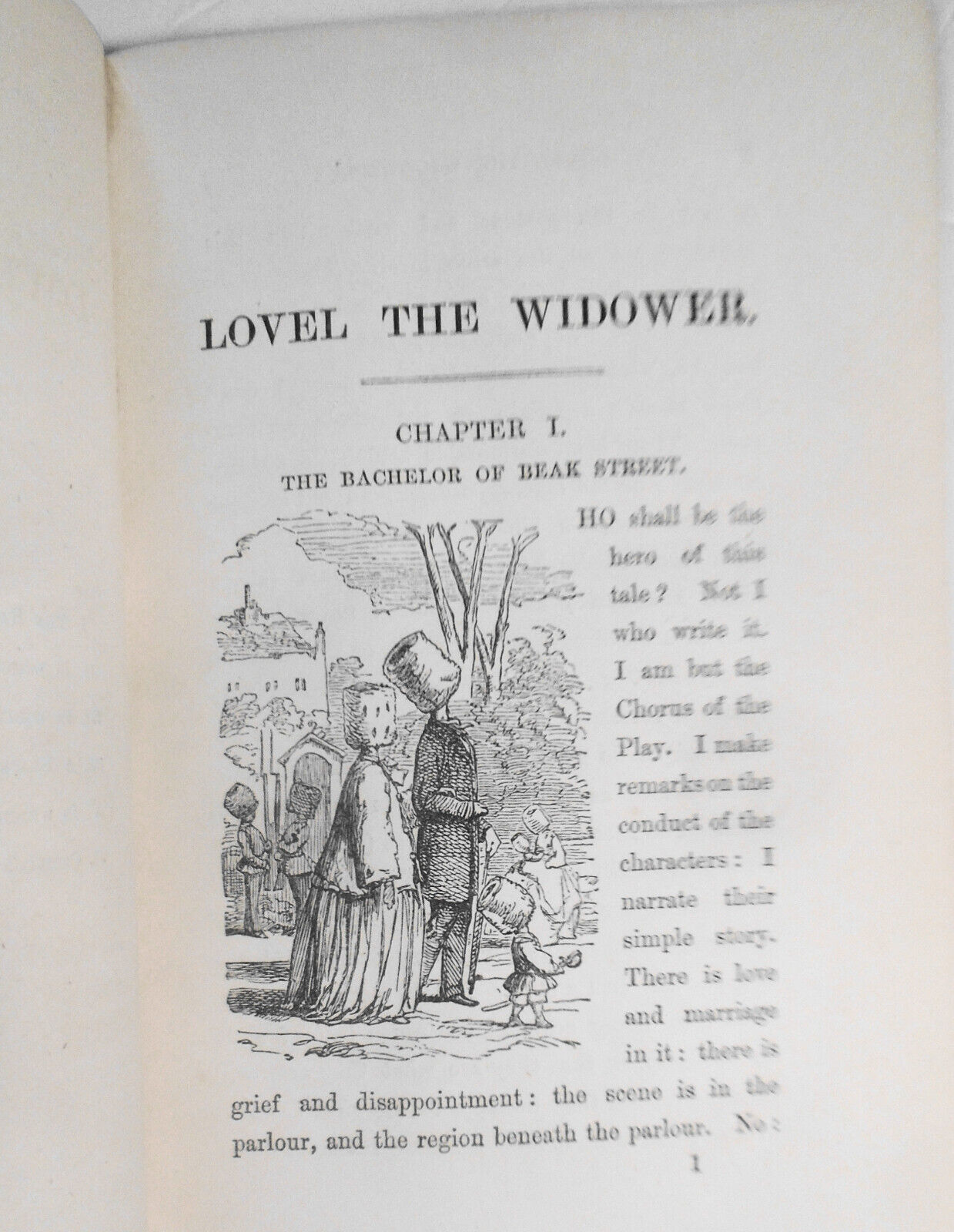 [Illustrated] Lovel the Widower, by W. M. Thackeray. 1861, London.