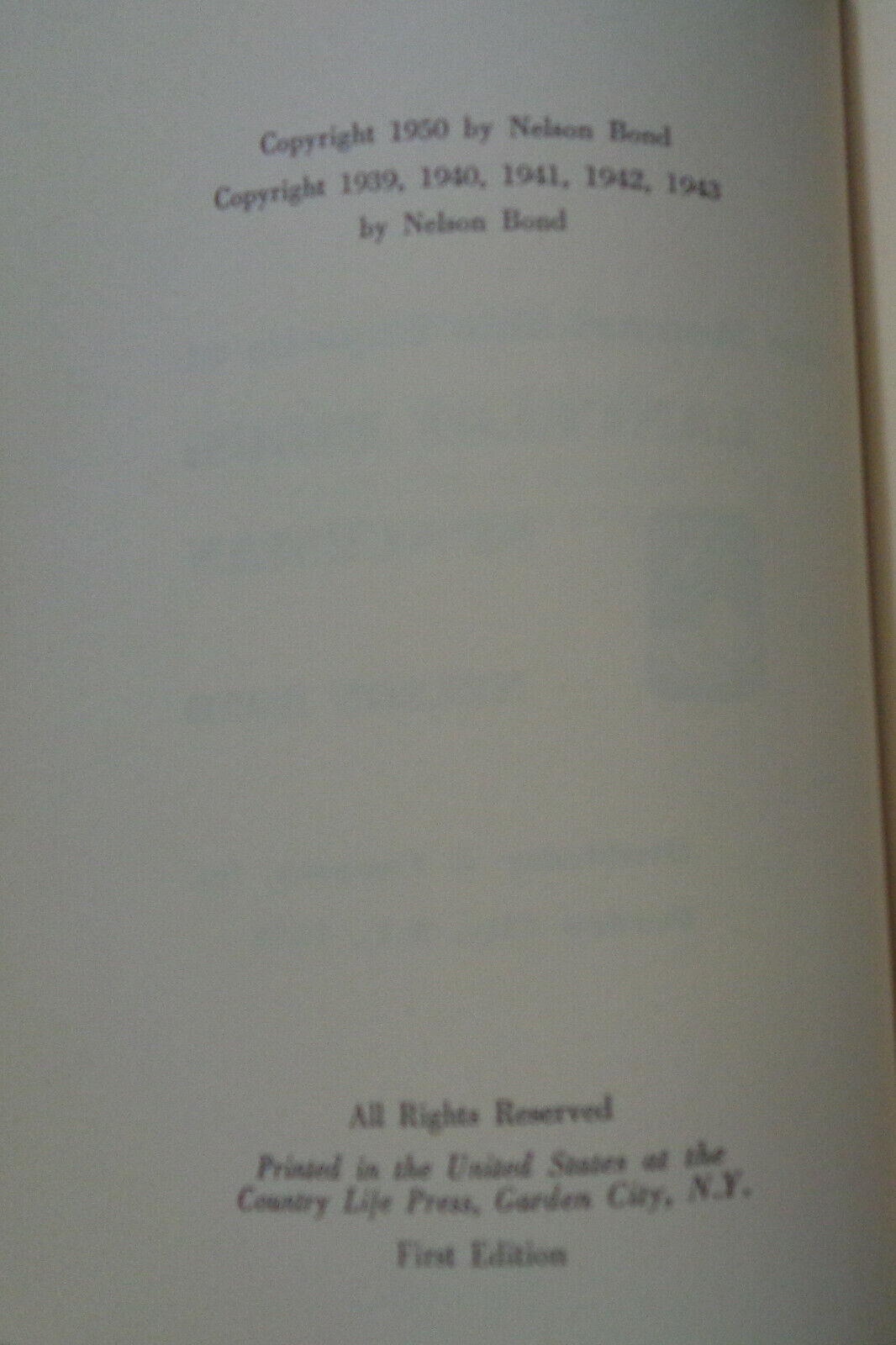 Nelson Bond: The Remarkable Exploits of Lancelot Biggs Spaceman 1st Edition 1950