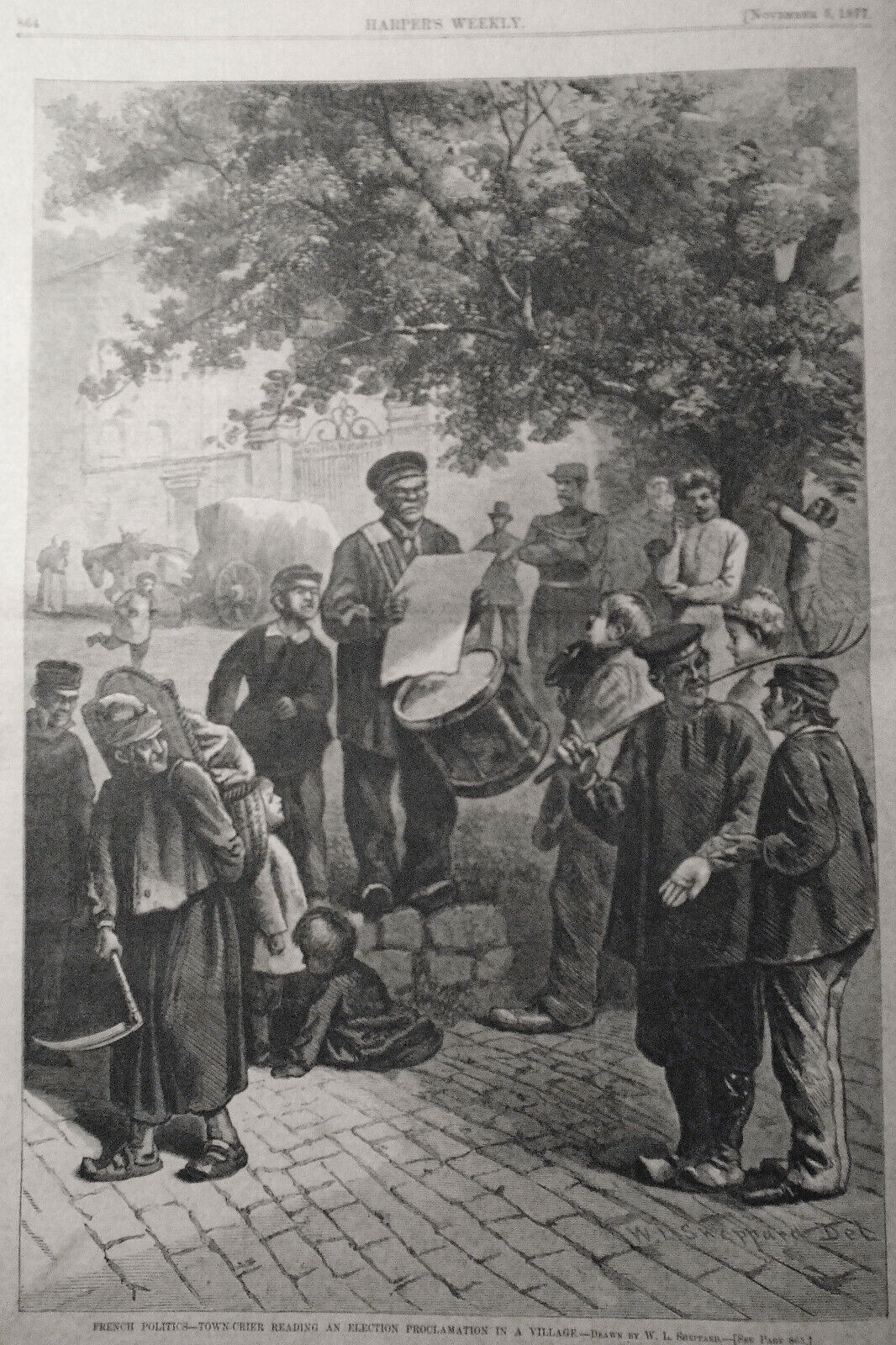 Harper's Weekly Nov 3, 1877 Original Complete Issue - The Millennium by Th. Nast